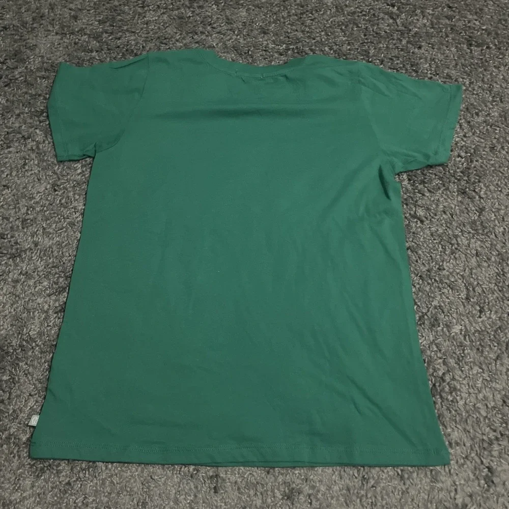 Women's Tipsy Elves Short Sleeve Green T-Shirt Small - Picture 5 of 5
